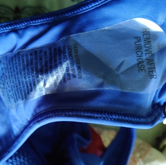 Abercrombie & Fitch cheeky one-piece bathing suit size medium NWT Blue - Picture 8 of 8